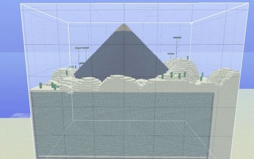 Vech's Black Pyramid dungeon schematic - building