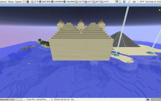 Double wide desert temple schematic - building