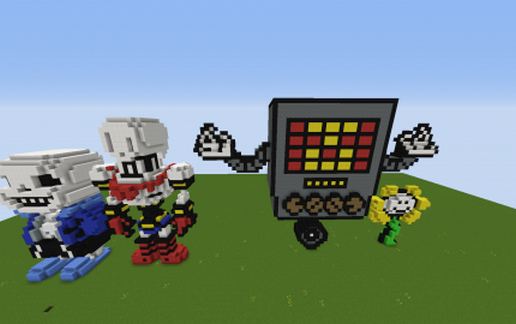 Undertale Characters schematic - building