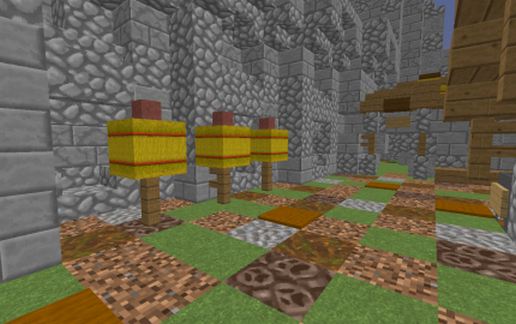Medieval castle schematic - building