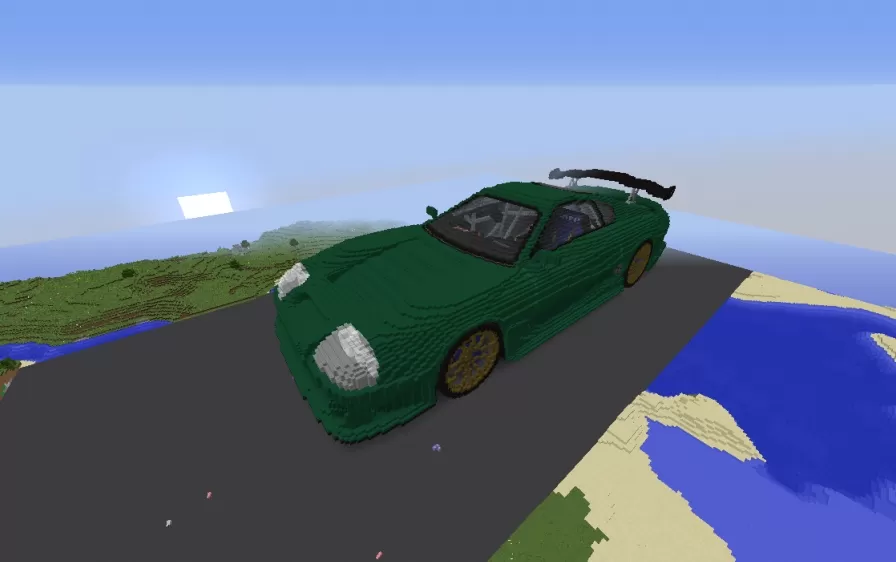 Toyota Supra Racing Edition schematic - building