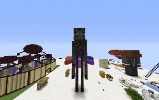 Enderman Statue schematic - building