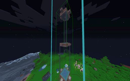 Simple Effieciency iron farm schematic - building