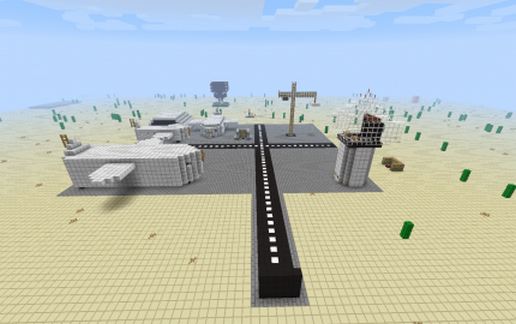 Big Airfield, with realistic planes, and control tower Etc...