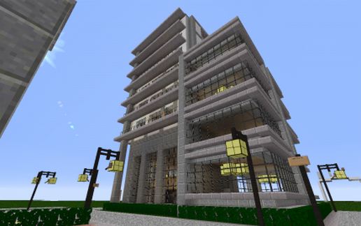 Modern styled apartment #2 schematic - building
