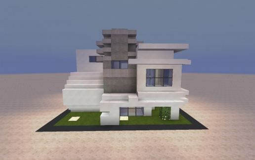 15 x 15 Modern House schematic - building