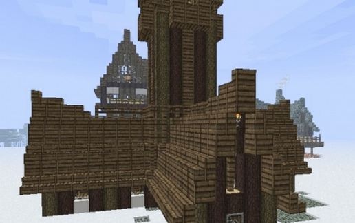 Viking Hall schematic - building