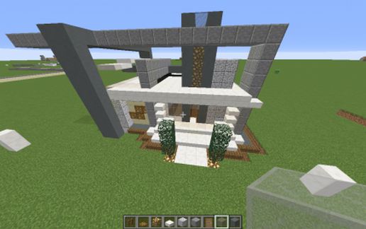 Small Modern House schematic - building