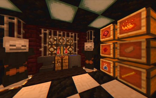 Decorated XP farm schematic - building