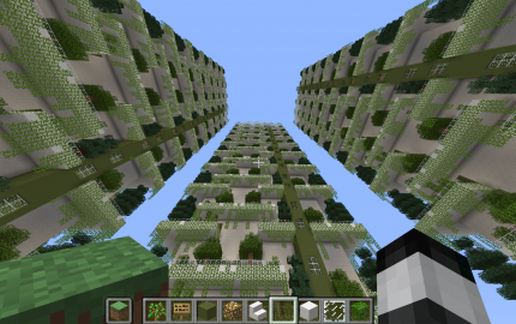 Skyscraper ecofriendly house