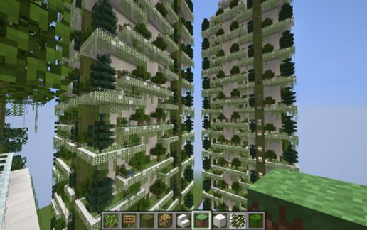 Skyscraper ecofriendly house