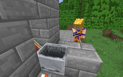 Minecart Dropper Station V1.2 schematic - building