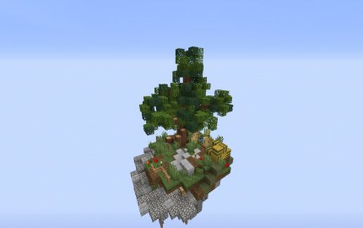 Island SkyBlock schematic - building