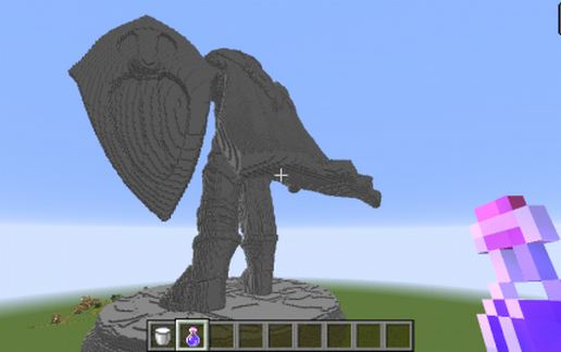 paladin statue