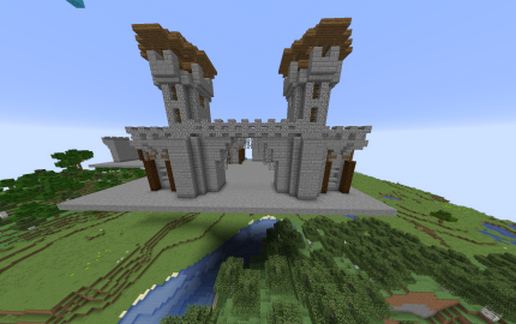 Castel set schematic - building