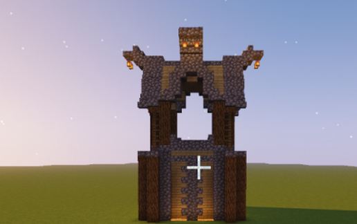 Small Watch Tower schematic - building