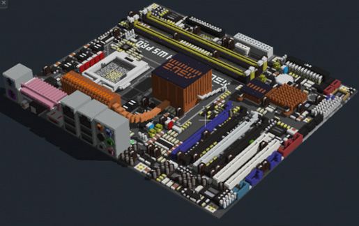 Intel P5W64 WS Professional (ASUS WS Series) schematic - building