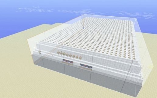 Redstone Binary Calculator schematic - building
