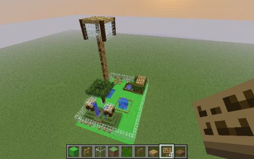Dream's Garden schematic - building