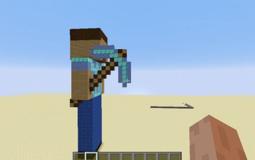 steve with pickaxe