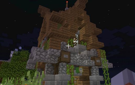 Tiny Medieval Tower schematic - building