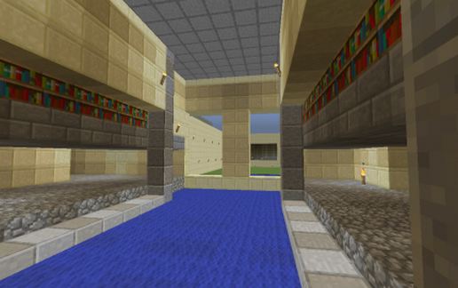 DOOM Level 1 schematic - building