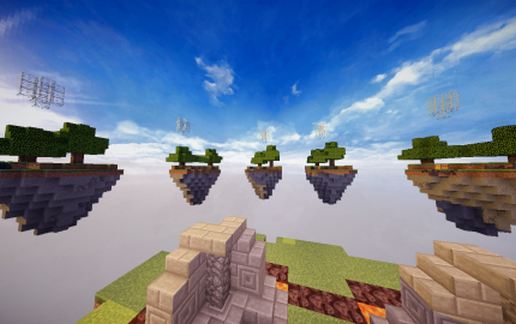 Schematic SkyWars Map Trees CubeCraft