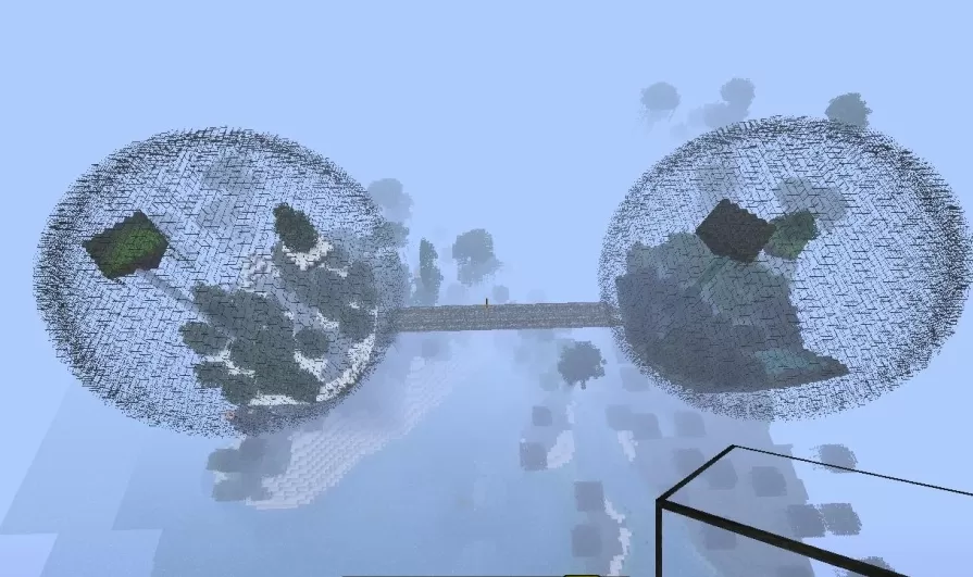 Minecraft Biosphere schematic - building