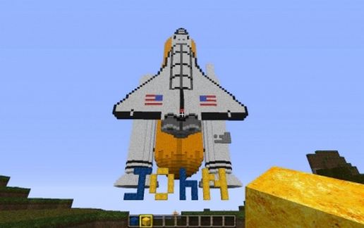 Space Shuttle schematic - building