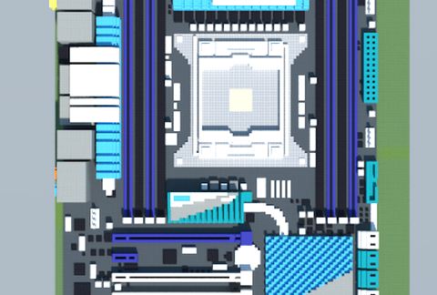 Intel P9X79 DELUXE (ASUS) schematic - building