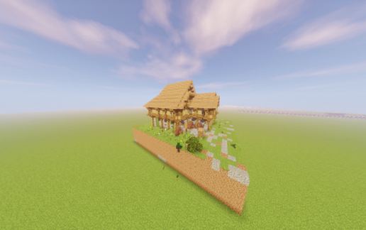 Farm house with cellar schematic - building