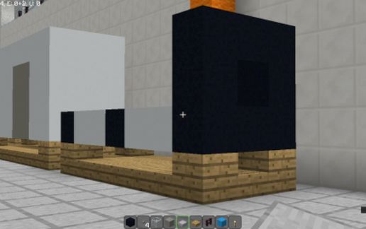 7-block long cargo platform schematic - building