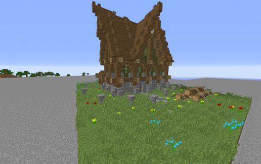 Lumberjack House schematic - building