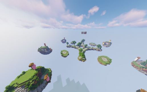 Bedwars Map: Hollow recreate schematic - building