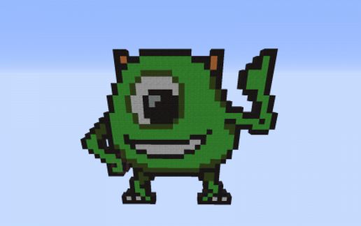 Mike Wazowski schematic - building