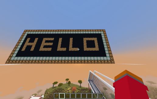 hello sign schematic - building