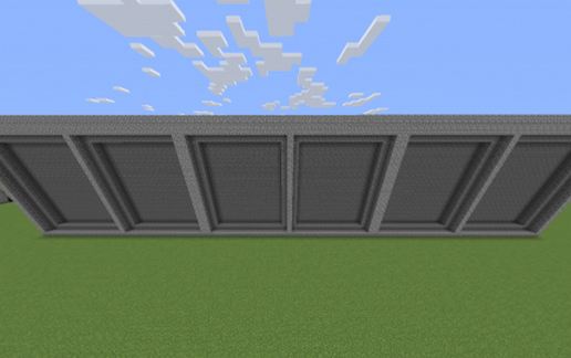 Modular wall segment schematic - building