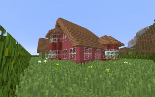 Colorfull house schematic - building