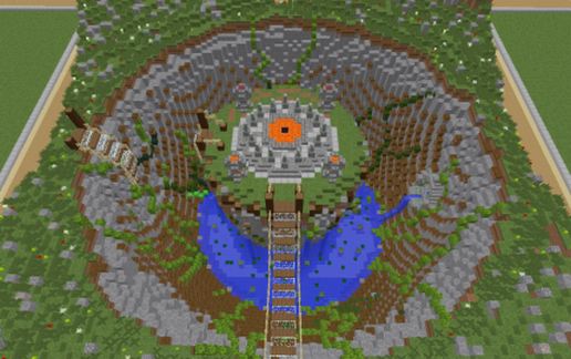 Forgotten Island (server spawn?) schematic - building