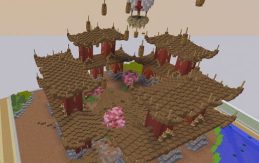 Japanese server spawn schematic - building