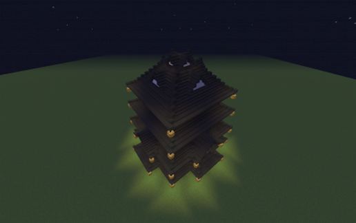 Asian 4 Storey Pagoda Nr3 schematic - building