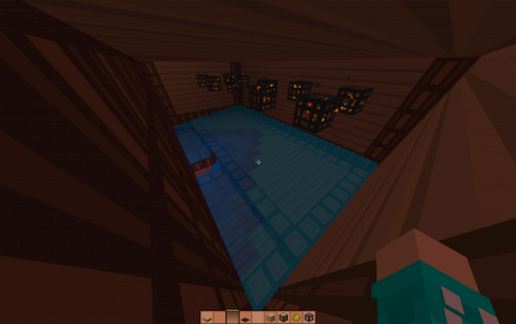 Simple, efficient & cheap SkyBlock Blaze Grinder Design schematic - building