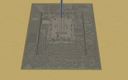 Labyrinth Castle schematic - building