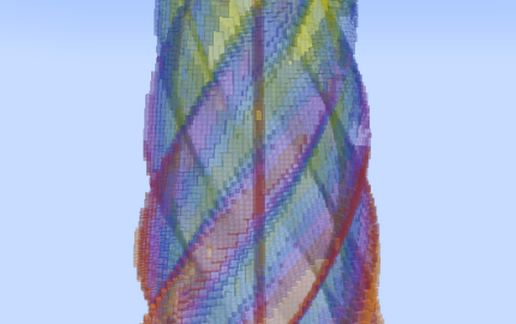 Rainbow Tower schematic - building