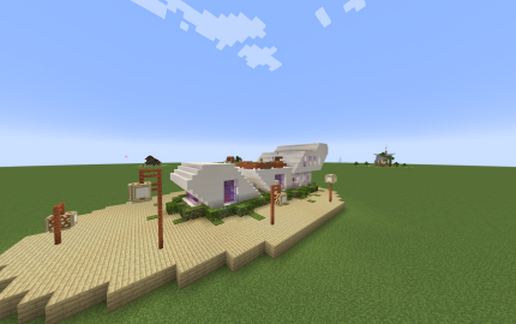 Modern house schematic - building
