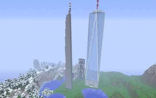 One World Trade Center schematic - building