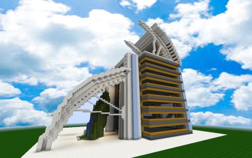 Modern City Building schematic - building
