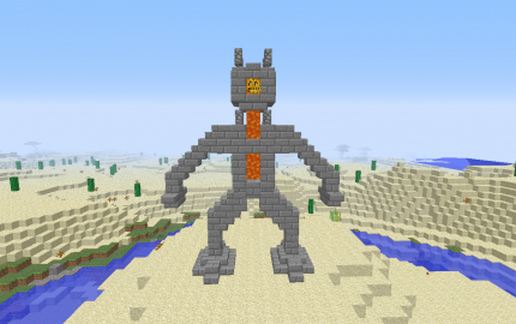Great Golem statue schematic - building