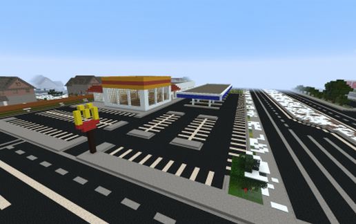 Mcdonalds/Chevron convienence store schematic - building