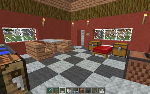 Contemporary House 03 - Bunny Farm schematic - building